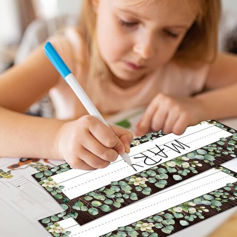 لوحات اسم الأوكالبتوس بوهو الخضرة لوحات أسماء لديكور الفصول الدراسية في المزرعة الريفية 36 قطعة in Kuwait