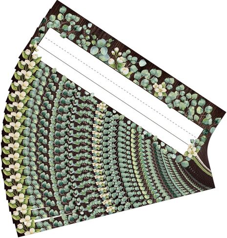 لوحات اسم الأوكالبتوس بوهو الخضرة لوحات أسماء لديكور الفصول الدراسية في المزرعة الريفية 36 قطعة in Kuwait