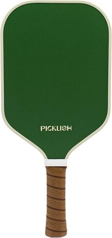 Picklish Pickleball Paddle | Luxury, Stylish, Fiberglass Surface with High Grit and Spin, Extended Handle, 11mm in Saudi Arabia