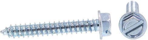 Prime-Line 9025799 Sheet Metal Screws, Self-Tapping, Hex Washer Head, Slotted Drive, #12 x 1-1/2 In. (50 Pack) in Saudi Arabia
