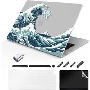 Case Compatible MacBook Air 13.6 inch 2024-2022 Release Model: A3113 M3 A2681 M2 Chip，with Liquid Retina Display & Touch ID, Shell Laptop Sleeve for MacBook Air 13.6 inch，Brain A5