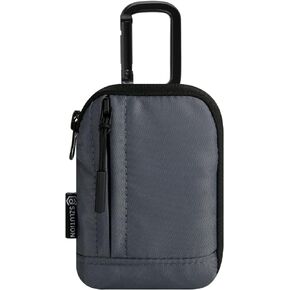 Carrying Case Compatible with Samsung T7 Shield / T7 / T7 Touch Portable Solid State Drives 500GB 1TB 2TB USB 3.2 External SSD Padded Lining Shockproof Storage Travel Bag Case - Gray
