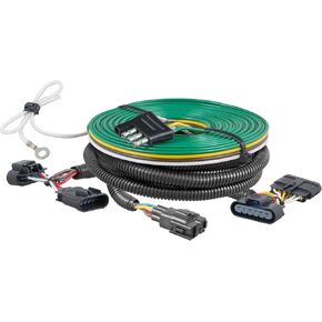 CURT 58926 Custom Towed-Vehicle RV Wiring Harness for Dinghy Towing, Fits Select Chevy Colorado, GMC Canyon, Isuzu I-280, I-290, I-350, I-370, Black
