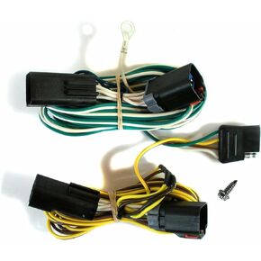 Curt Manufacturing 55534 Vehicle-Side Custom 4-Pin Trailer Wiring Harness,Fits Select Chrysler 300,Dodge Charger,Challenger ,Black