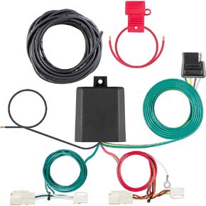 CURT 56493 Vehicle-Side Custom 4-Pin Trailer Wiring Harness, Fits Select Toyota Camry, Black