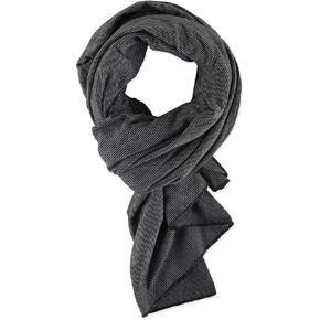 بوكي وشاح بطانية، مخطط رمادي داكن، مقاس واحد، (5814) in Kuwait