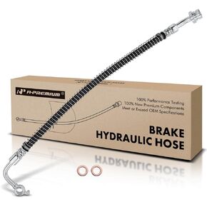 A-Premium Rear Driver Brake Hydraulic Hose Compatible with Select Hyundai Models - Veloster 2012 2013 2014 2015 2016 2017 - Replace# 587372V000