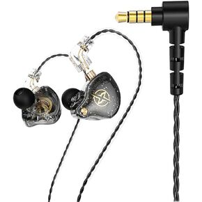 DX2 in-Ear Earphone HiFi in-Ear Earphone Earbud with New 10mm Composite Magnetic Dynamic Driver in Ear Monitor Earbuds(No Mic,Purple)