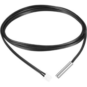 uxcell 200K NTC Thermistor Probe 19.7 Inch Stainless Steel Sensitive Temperature Temp Sensor for Air Conditioner