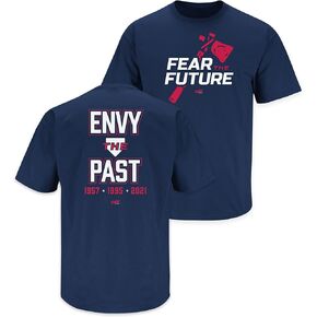 Fear The Future - Envy The Past T-Shirt for Atlanta Baseball Fans (SM-5XL)