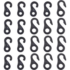S-Shape Plastic Tent Hook Clips