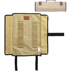 Campingmoon Tent Storage Bag, Can Holds 20 of The Long Tent Stakes, Thickened Canvas Can Withstand Tent Stakes Heavy Duty, B-135