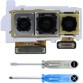 MMOBIEL Main Rear Back Camera Replacement Compatible with Samsung Galaxy S10 / S10 Plus 2019 16 MP / 12 MP / 12 MP - Incl. Screwdrivers