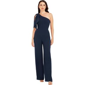 Dress the Population Womens Tiffany Jumpsuit Bodycon Midi Dress