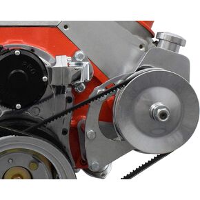 ICT Billet BBC Power Steering Pump Bracket - Electric Water Pump Billet Big Block Chevy 454 551421