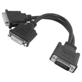 Uxcell a12071300ux0264 DMS-59 Male to 2 Dual Link DVI-I 24+4 Pin Splitter Adapter Cable