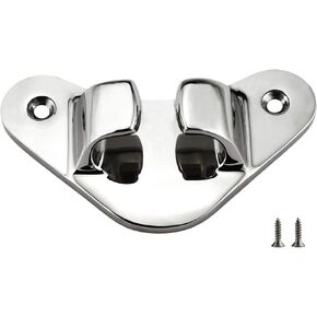 NRC&XRC Marine Grade Stainless Steel 316 4-1/4"(108mm) Boat Straight Bow Chocks Yacht Deck Dock Mooring Rope Cleat Chock
