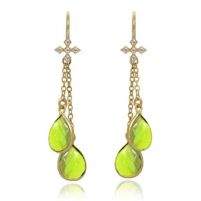 Genuine Blue Sapphire Earrings for Women Trendy - Authentic 925 Sterling Silver 18K Gold Jewelry, September Birthstone Earrings for Teen and Girls–Pear Drop Dangle Chain Earrings Gift for Mothers Day