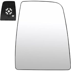 SCITOO Exterior Mirror Replacement Glass Passenger Right Side Fit For Ford Transit 150 250 350 From 2015 To Onward Heated and Plate Replacement Tow Mirror Glass Upper