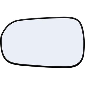 Driver Side Mirror Glass Assembly With Plastic Backing Plate (Non-Heated) Compatible with 1998-2002 Honda Accord Sedan