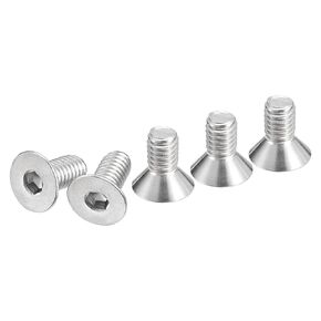 5/16-18 x 5/8" Flat Head Socket Cap Screws, 25 Pack 304 Stainless Steel Hex Socket Flat Head Screws, Full Thread, Countersunk Bolts