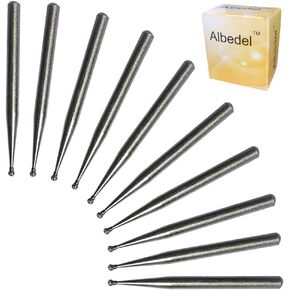 Albedel 10 pcs Diamond Engraving Tip Bit Carve Head for Replacing Tip Electric Micro Engraver Pen Carve Engraving Tool Replacement