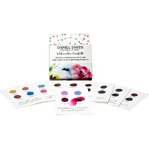 Daniel Smith Extra Fine Watercolor Paint, Watercolor Confetti, Contain 36 Unique Watercolor dot Samples (285900101)