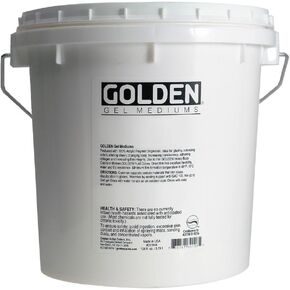 Light Molding Paste by GOLDEN, 128 fl. oz. Jar, Professional Acrylic Paste Medium, Opaque