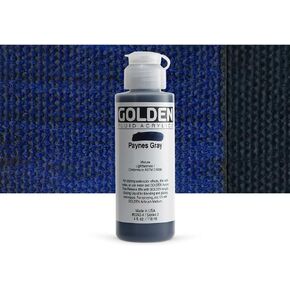 4 Oz Fluid Acrylic Color Paint Color: Payne Gray