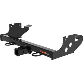 CURT 31028 2-Inch Front Receiver Hitch, Select Jeep Wrangler TJ, Drilling Required, Black