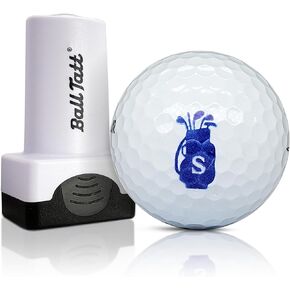 S Initial Golf Ball Stamp, Golf Ball Stamper, Self-Inking Golf Ball Stamp Markers, Reusable Golf Ball Marking Tool to Identify Golf Balls, Golfer Gift Golfing Accessories