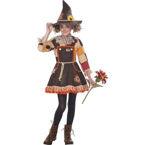 Girl's Patchwork Scarecrow Costume