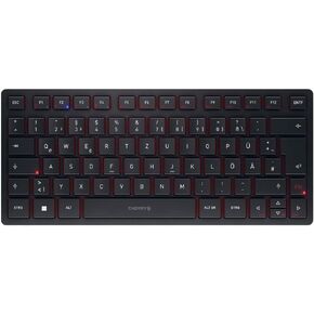 Cherry KW 9200 Mini Wireless Rechargable Compact Keyboard. with Bluetooth 5.0 and Wired Connectivity