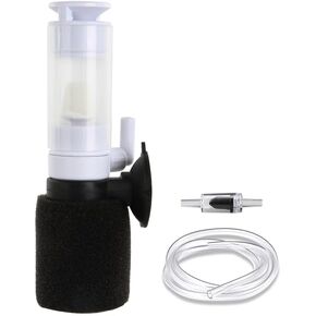 Senzeal Mini Sponge Fish Filter Quiet 3 in 1 Small Aquarium Air Pump Filter for Freshwater Saltwater Small Fish Tank with Check Valve 106cm Airline Tubing