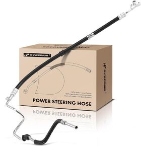 A-Premium Power Steering Hose Pressure Hose Line Assembly with Bracket Compatible with Acura MDX 2003 2004 2005 2006 3.5L, Pump To Gear/Rack Pinion, Replace# 53713S3VA13