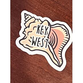 3" Key West Sticker, florida, kw, mile marker 0, key west car sticker