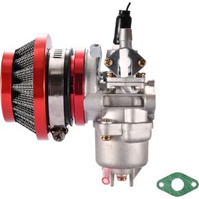 GOOFIT Air Filter Stack Carburetor Carb for 2 Stroke 47cc 49cc Mini ATV Quad Dirt Pocket Bike