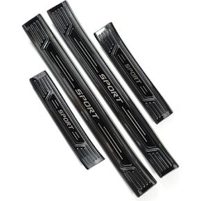 for 2023 2024 Mazda CX-50 Stainless Steel Inner Door Panel Trim Cover, Door Edge Guards Fit for Mazda CX 50 2023 2024 Trim Accessories- Black