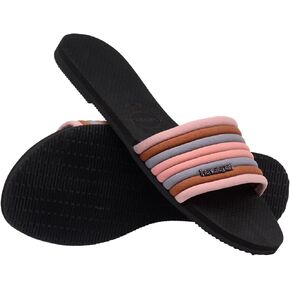 Havaianas Women You Malta Cool Sandal, Black, 6