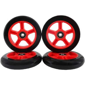 FREEDARE Scooter Replacement Wheels 120mm with Bearings Set