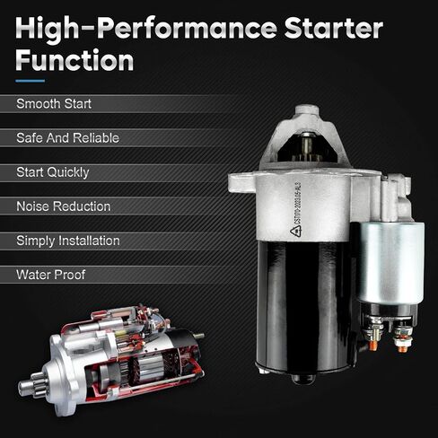 New Starter Fit for 4l Explorer 1997-2010, Explorer Sport Trac 2002-2010, Mustang 2005-2010, Ranger 1998-2011, Mazda B4000 1998-2007, Mercury Mountaineer 1998-2010 Replaces#‎410-14045 in Saudi Arabia
