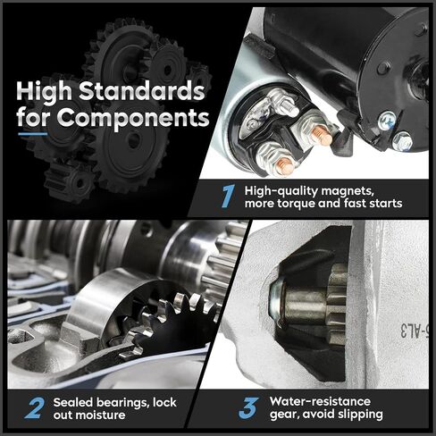 New Starter Fit for 4l Explorer 1997-2010, Explorer Sport Trac 2002-2010, Mustang 2005-2010, Ranger 1998-2011, Mazda B4000 1998-2007, Mercury Mountaineer 1998-2010 Replaces#‎410-14045 in Saudi Arabia
