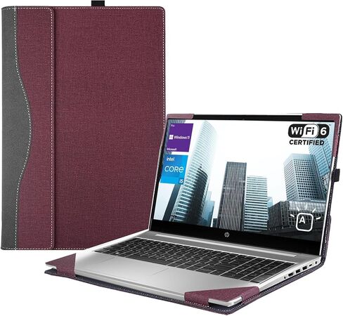 غطاء كمبيوتر محمول لجهاز Hp ProBook 450 G10 G9 G8 2023-2021 / ProBook 455 G10 G9 G8/ 650-G8 / Yoga c740 15.6 بوصة Inspiron 3515 3511 HP Envy X360 15-ed 15-ee 15-ep (15.6 بوصة، رمادي-أسود) ) in Kuwait