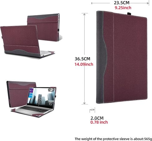 غطاء كمبيوتر محمول لجهاز Hp ProBook 450 G10 G9 G8 2023-2021 / ProBook 455 G10 G9 G8/ 650-G8 / Yoga c740 15.6 بوصة Inspiron 3515 3511 HP Envy X360 15-ed 15-ee 15-ep (15.6 بوصة، رمادي-أسود) ) in Kuwait