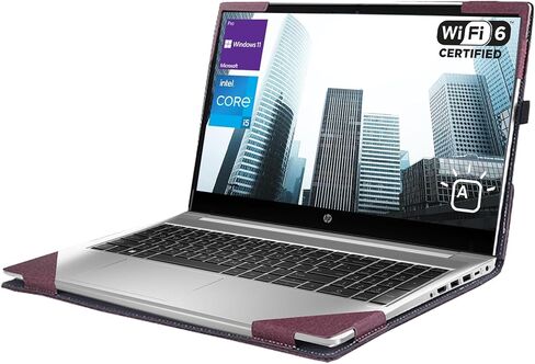 غطاء كمبيوتر محمول لجهاز Hp ProBook 450 G10 G9 G8 2023-2021 / ProBook 455 G10 G9 G8/ 650-G8 / Yoga c740 15.6 بوصة Inspiron 3515 3511 HP Envy X360 15-ed 15-ee 15-ep (15.6 بوصة، رمادي-أسود) ) in Kuwait
