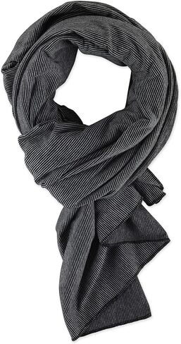 بوكي وشاح بطانية، مخطط رمادي داكن، مقاس واحد، (5814) in Kuwait