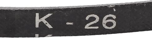 uxcell K-26 V Belt Machine Transmission Rubber, Black Replacement Drive Belt 26 inch Pitch Girth 8mm Width 6mm Height JIS Standard in Saudi Arabia