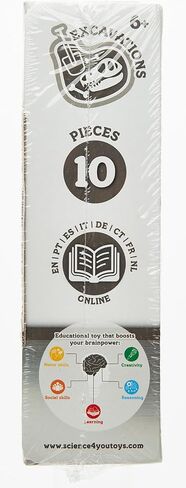 Science4you T Rex Fossil Digging Kit for Kids - T Rex Dinosaurs for Kids, Excavate and Assemble 15 Pieces, Digging Kit for Kids + Dino Toys and Games for Kids, Gifts for 6+ Year Old Boys and Girls in Kuwait