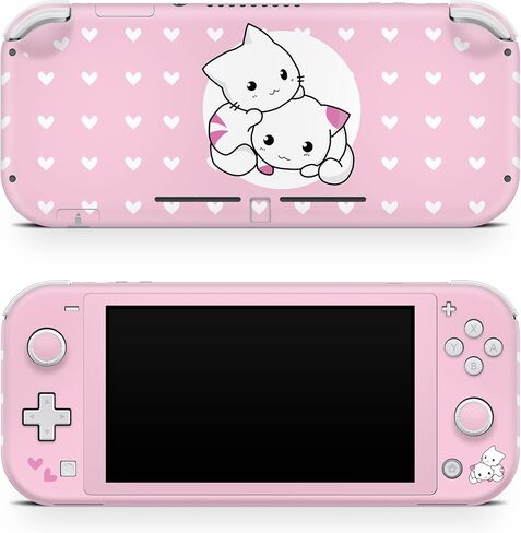 TACKY DESIGN Cat Skin Compatible with Nintendo Switch lite Skin,Kawaii Skin Compatible with Switch lite Cover Vinyl 3m Decal Cute Full wrap Compatible with Switch lite Sticker in Saudi Arabia