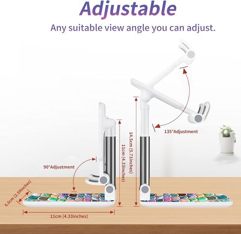 Foldable Cell Phone Stand for Desk, Angle Height Adjustable Phone Stand Holder for Desk/ipad, Compatible for iPhone Samsung and Other Smart Phones Desk Accessories Phone Holder，Baby Sloth in Saudi Arabia